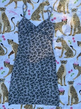 La Belle Leopard Print Dress